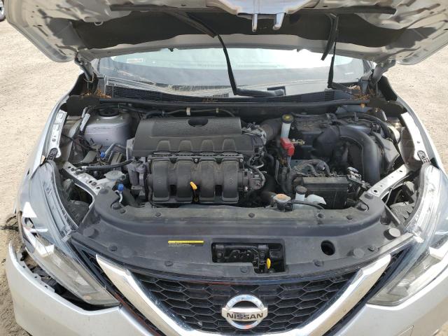3N1AB7AP0KY266388 - 2019 NISSAN SENTRA S SILVER photo 11