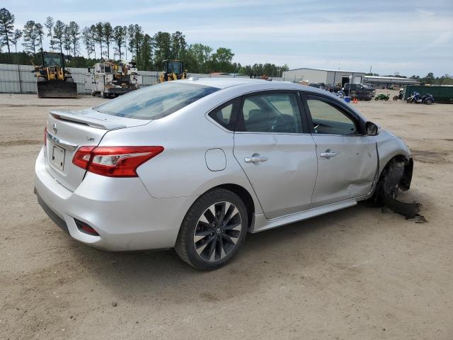 3N1AB7AP0KY266388 - 2019 NISSAN SENTRA S SILVER photo 3