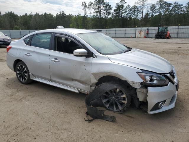 3N1AB7AP0KY266388 - 2019 NISSAN SENTRA S SILVER photo 4