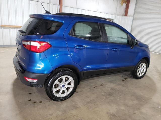 MAJ6P1UL0JC174821 - 2018 FORD ECOSPORT SE BLUE photo 3