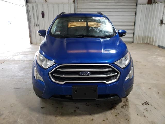 MAJ6P1UL0JC174821 - 2018 FORD ECOSPORT SE BLUE photo 5