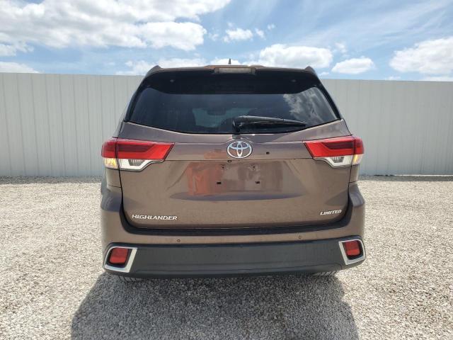 5TDYZRFH4KS309416 - 2019 TOYOTA HIGHLANDER LIMITED TAN photo 6