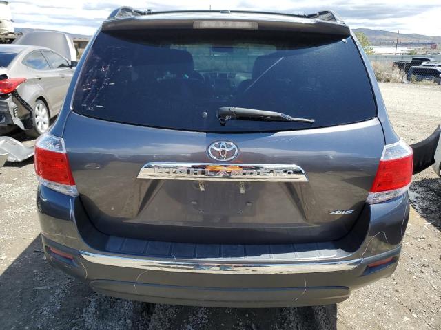 5TDBK3EHXCS141386 - 2012 TOYOTA HIGHLANDER BASE GRAY photo 6