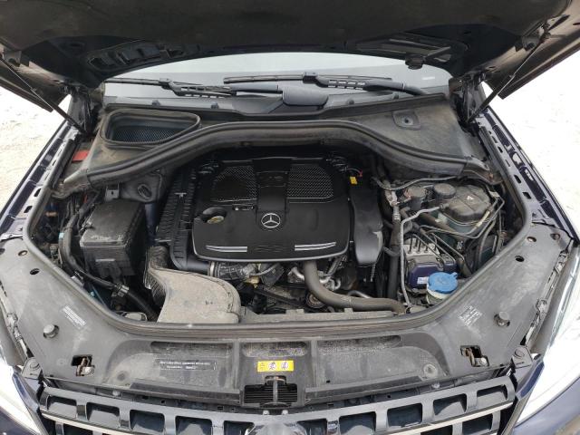 4JGDA5HB7EA352099 - 2014 MERCEDES-BENZ ML 350 4MATIC BLUE photo 12