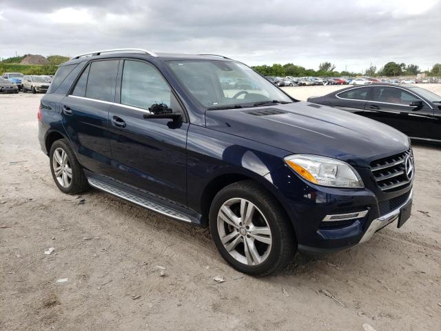 4JGDA5HB7EA352099 - 2014 MERCEDES-BENZ ML 350 4MATIC BLUE photo 4