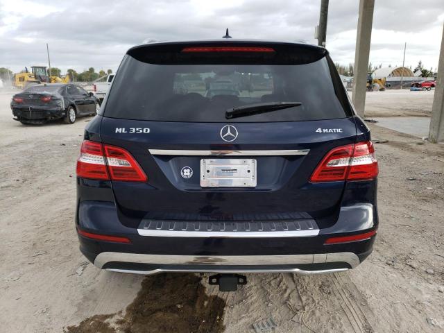 4JGDA5HB7EA352099 - 2014 MERCEDES-BENZ ML 350 4MATIC BLUE photo 6