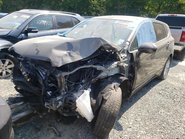 LRBFXASA6HD123306 - 2017 BUICK ENVISION PREFERRED CHARCOAL photo 2