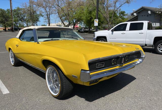 9F92H549999 - 1969 MERCURY COUGAR YELLOW photo 1