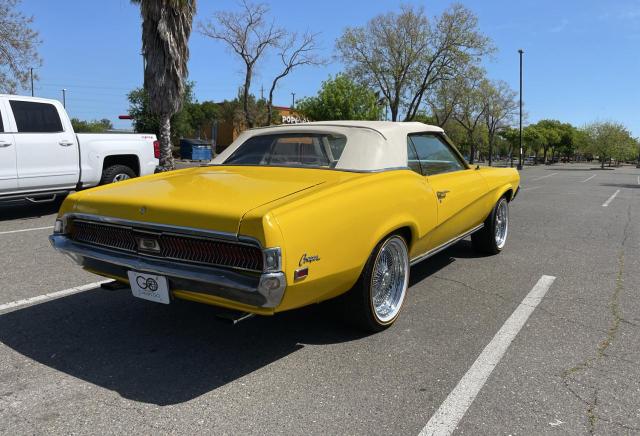 9F92H549999 - 1969 MERCURY COUGAR YELLOW photo 4