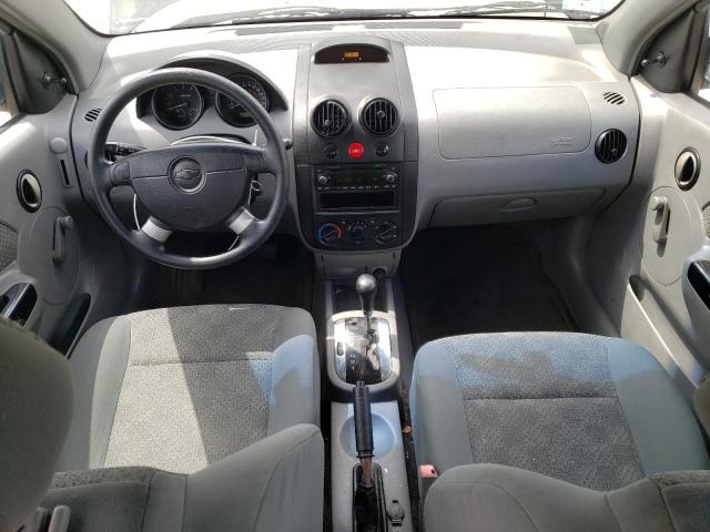 KL1TD52605B310507 - 2005 CHEVROLET AVEO BASE BLACK photo 8