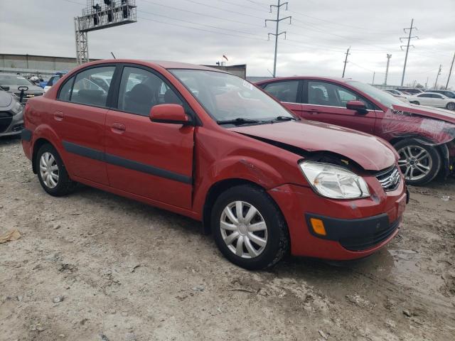 KNADE223396578350 - 2009 KIA RIO BASE RED photo 4