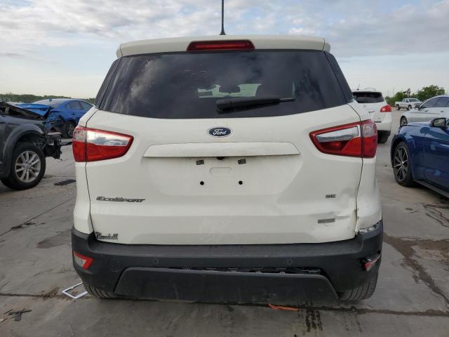 MAJ3S2GE3LC330499 - 2020 FORD ECOSPORT SE WHITE photo 6