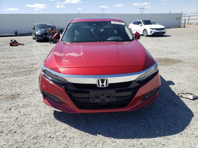 1HGCV2F92JA004502 - 2018 HONDA ACCORD TOURING RED photo 5