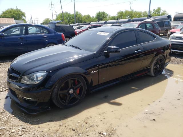 WDDGJ7HB3CF917239 - 2012 MERCEDES-BENZ C 63 AMG BLACK photo 1