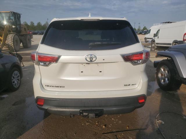 5TDJKRFH7GS273346 - 2016 TOYOTA HIGHLANDER XLE WHITE photo 6