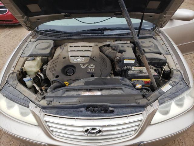 KMHFC46F16A113734 - 2006 HYUNDAI AZERA SE BEIGE photo 11