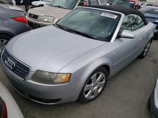 WAUAC48H05K003244 - 2005 AUDI A4 1.8 CABRIOLET SILVER photo 1