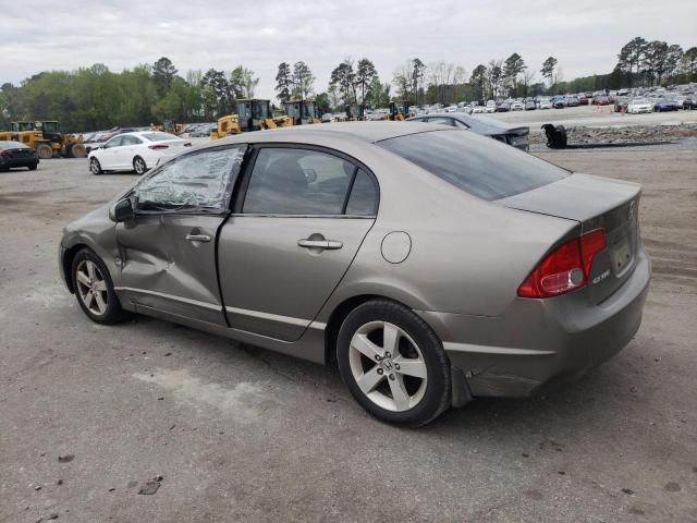 1HGFA16837L038648 - 2007 HONDA CIVIC EX GRAY photo 2