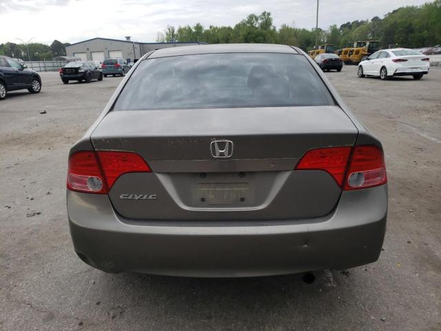 1HGFA16837L038648 - 2007 HONDA CIVIC EX GRAY photo 6