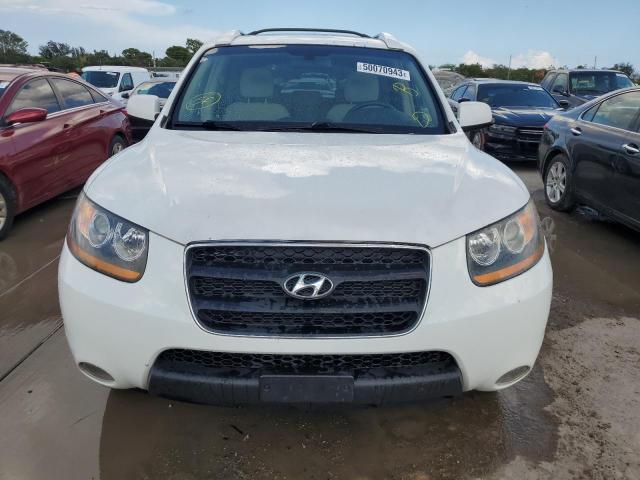 5NMSH13E09H328465 - 2009 HYUNDAI SANTA FE SE WHITE photo 5