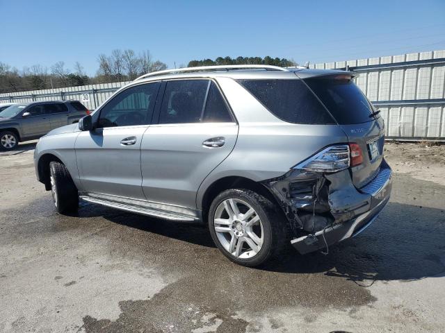 4JGDA5HB6FA536757 - 2015 MERCEDES-BENZ ML 350 4MATIC GRAY photo 2