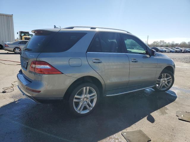 4JGDA5HB6FA536757 - 2015 MERCEDES-BENZ ML 350 4MATIC GRAY photo 3