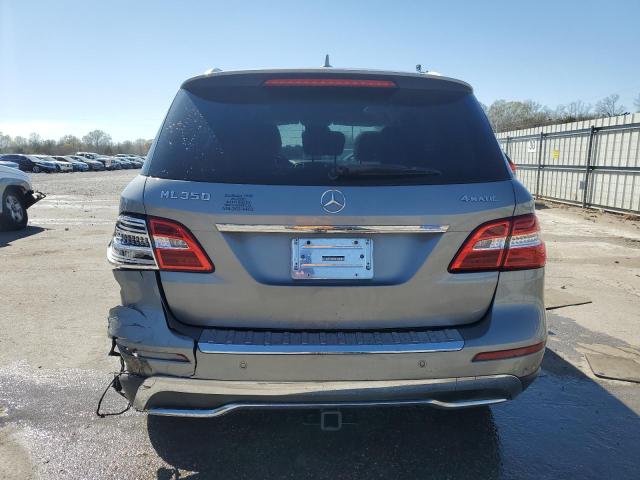 4JGDA5HB6FA536757 - 2015 MERCEDES-BENZ ML 350 4MATIC GRAY photo 6