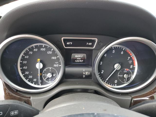 4JGDA5HB6FA536757 - 2015 MERCEDES-BENZ ML 350 4MATIC GRAY photo 9