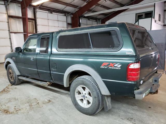 1FTZR45E53PA68945 - 2003 FORD RANGER SUPER CAB GREEN photo 2