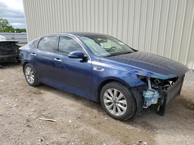 5XXGU4L37GG113629 - 2016 KIA OPTIMA EX BLUE photo 4