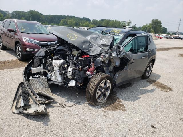 3C4NJCCB6KT755550 - 2019 JEEP COMPASS LIMITED GRAY photo 2