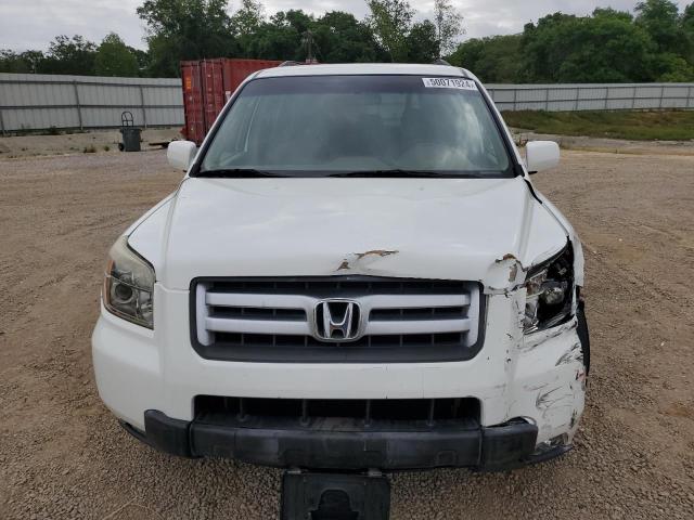 5FNYF284X8B003697 - 2008 HONDA PILOT EX WHITE photo 5