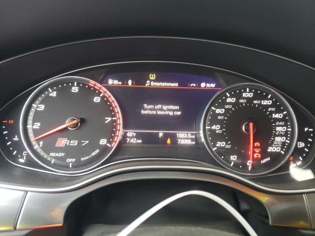 WUAWAAFC8HN900239 - 2017 AUDI RS7 PRESTIGE GRAY photo 9