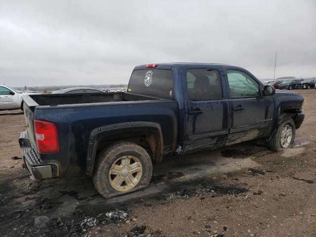 2GCEK13M671687584 - 2007 CHEVROLET SILVERADO K1500 CREW CAB BLUE photo 3