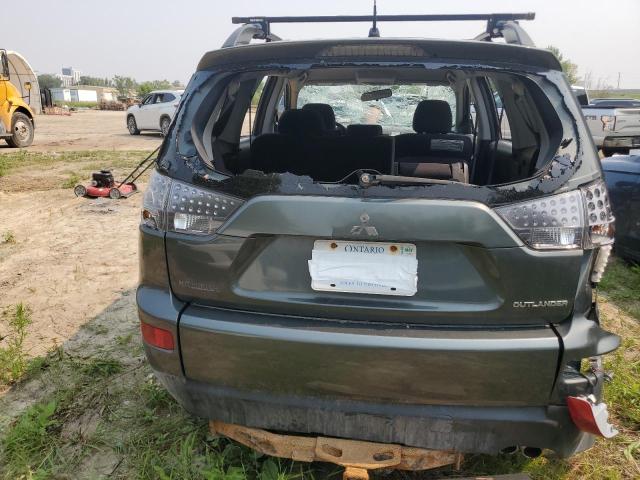 JA4MT31X79Z605027 - 2009 MITSUBISHI OUTLANDER SE GRAY photo 6