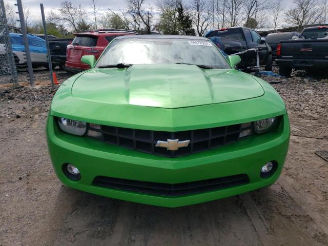 2G1FG1ED0B9131406 - 2011 CHEVROLET CAMARO LT GREEN photo 5