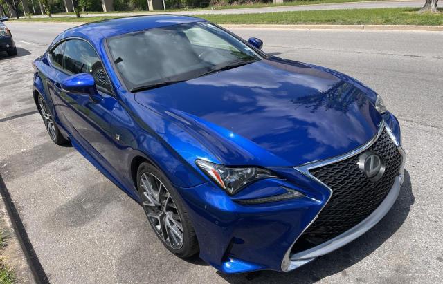 JTHHA5BC5H5005681 - 2017 LEXUS RC 200T BLUE photo 1