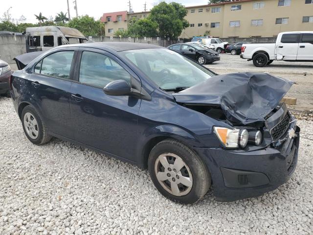 1G1JA5SG6F4138581 - 2015 CHEVROLET SONIC LS 蓝色 照片 4