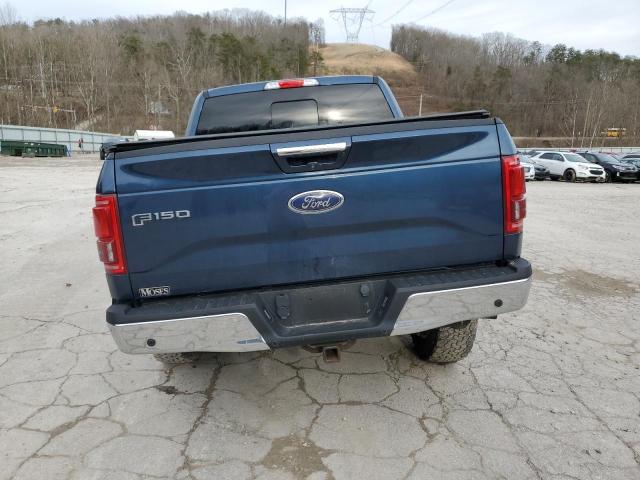 1FTEW1EG0GFC82339 - 2016 FORD F-150 SUPERCREW BLUE photo 6