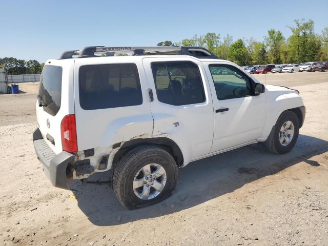 5N1AN0NU0AC522043 - 2010 NISSAN XTERRA OFF ROAD WHITE photo 3