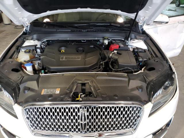 3LN6L5E9XHR643307 - 2017 LINCOLN MKZ RESERVE თეთრი ფოტო 11