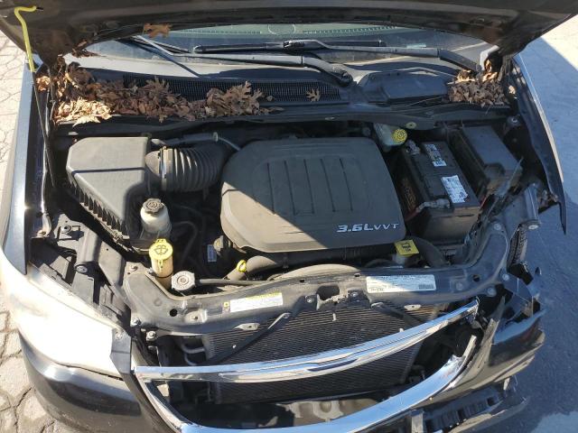 2A4RR8DG8BR655576 - 2011 CHRYSLER TOWN & COU TOURING L BLACK photo 12