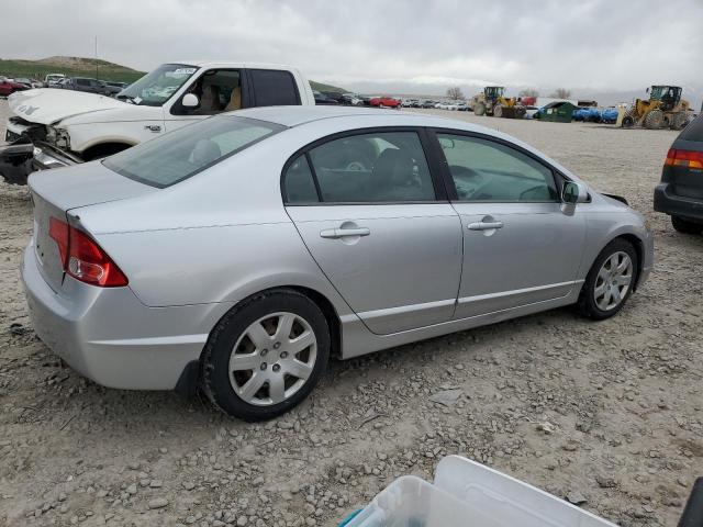 1HGFA16506L083339 - 2006 HONDA CIVIC LX SILVER photo 3