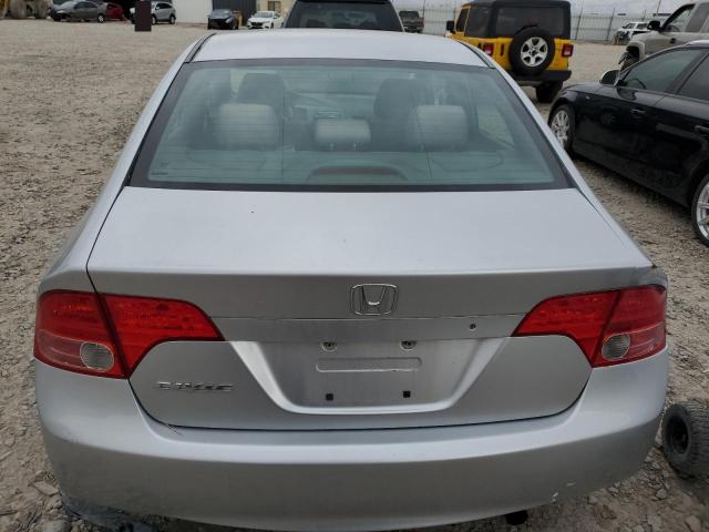 1HGFA16506L083339 - 2006 HONDA CIVIC LX SILVER photo 6