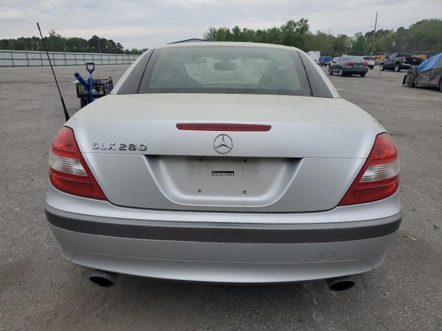 WDBWK54F36F098932 - 2006 MERCEDES-BENZ SLK 280 SILVER photo 6