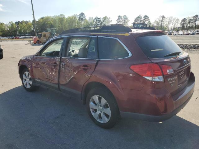 4S4BRBLC3B3412166 - 2011 SUBARU OUTBACK 2.5I LIMITED RED photo 2