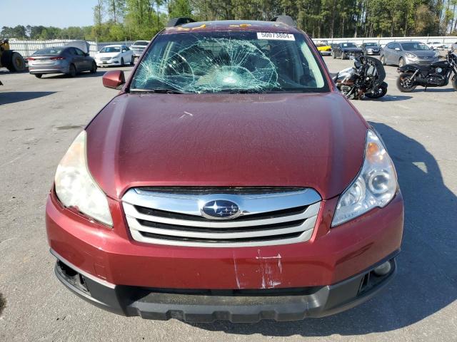 4S4BRBLC3B3412166 - 2011 SUBARU OUTBACK 2.5I LIMITED RED photo 5