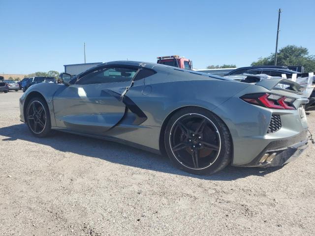 1G1YB2D42N5113148 - 2022 CHEVROLET CORVETTE STINGRAY 2LT GRAY photo 2