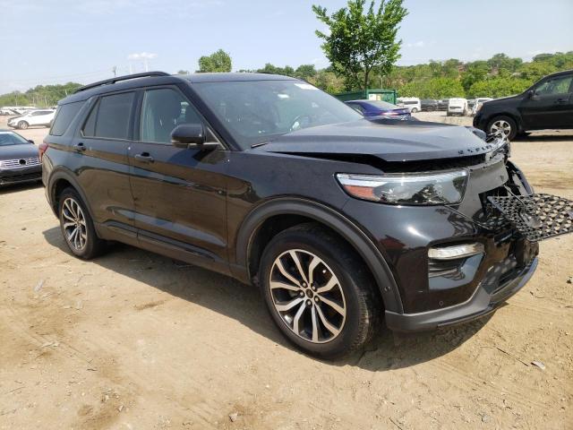 1FM5K8GC0LGB33489 - 2020 FORD EXPLORER ST BLACK photo 4