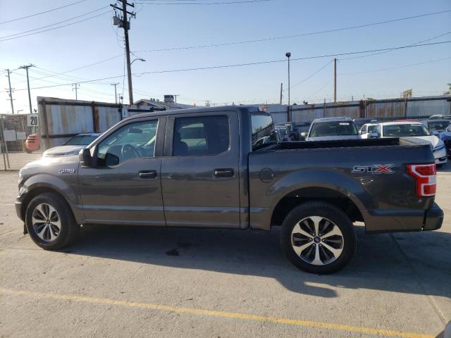 1FTEW1CP1KKE80916 - 2019 FORD F150 SUPERCREW GRAY photo 2